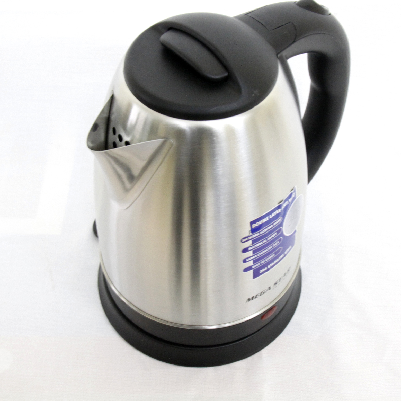 Bình đun siêu tốc Megastar SK-68 - Công suất 2000W mạnh mẽ đun nước nhanh chóng, thiết kế inox SUS 304 bền bỉ - Hàng chính hãng