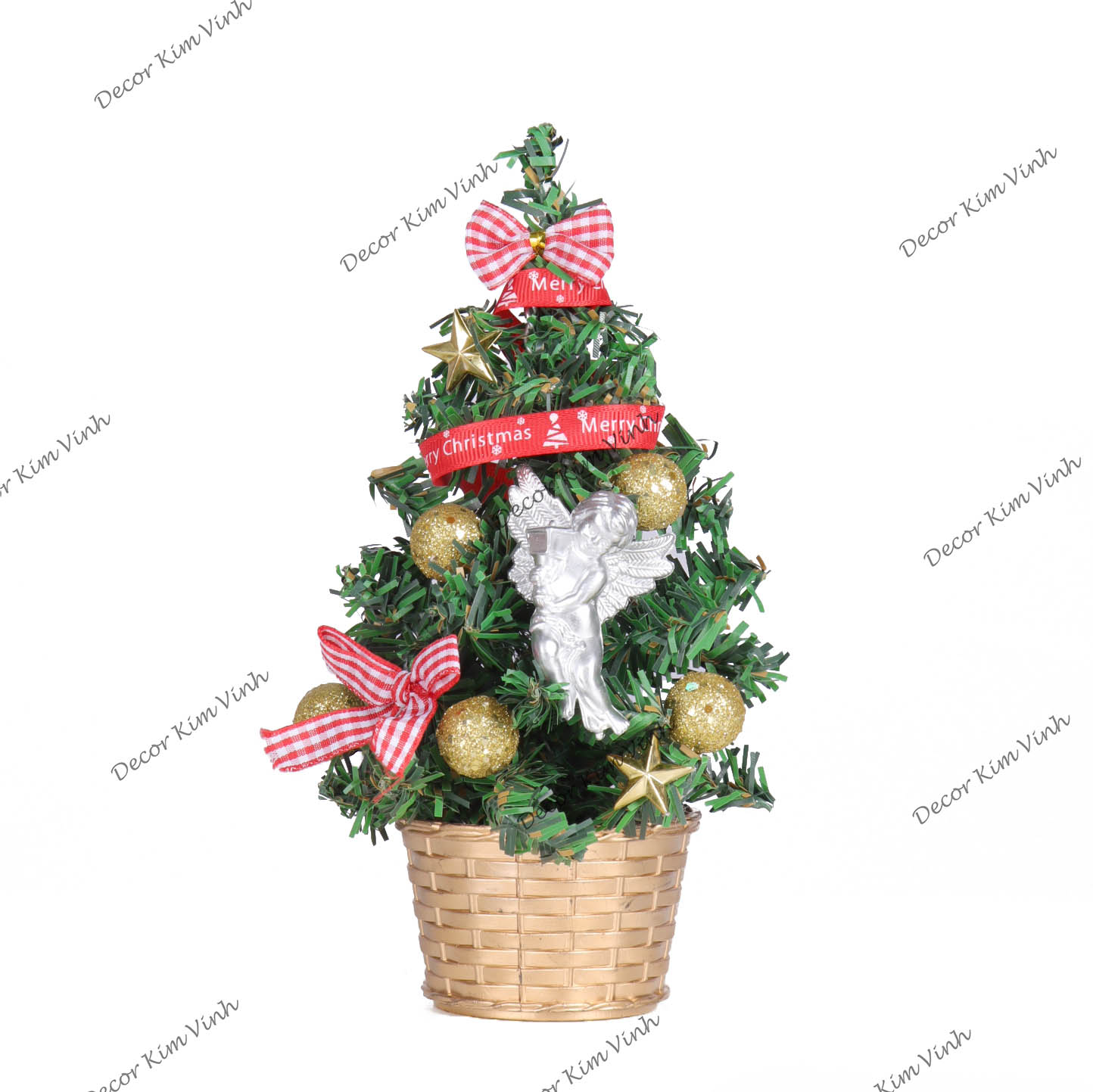 Cây Thông Nhí TNM15 Cây 20cm Trang Trí Giáng Sinh Cây Thông Noel