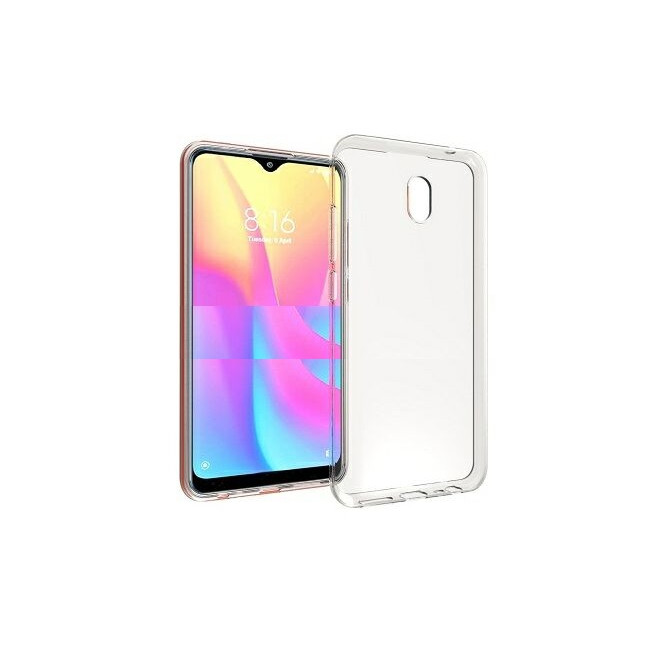 Ốp lưng silicon dẻo trong suốt dành cho Xiaomi Redmi 8A siêu mỏng 0.6mm