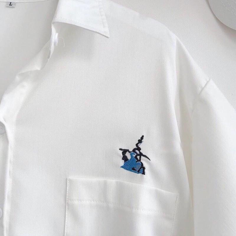 Áo sơmi thêu Bale unisex