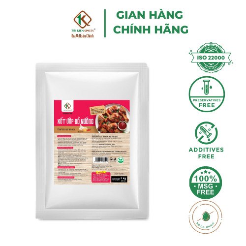 Gia Vị Hoàn Chỉnh Tri Kien Spices Xốt Ướp Đồ Nướng túi 1kg Chay Mặn Đều Dùng Được