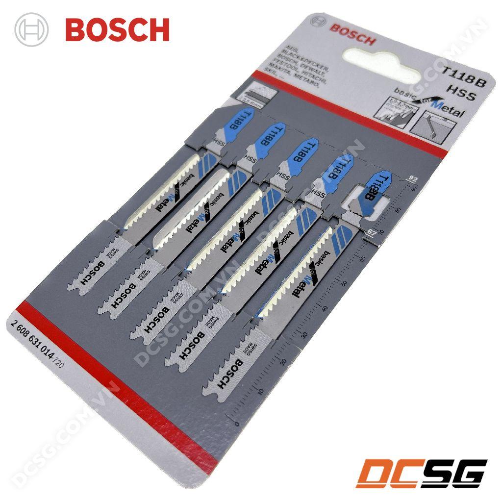 Lưỡi cưa lọng cắt kim loại T118B Bosch 2608631014 (01 lưỡi) | DCSG