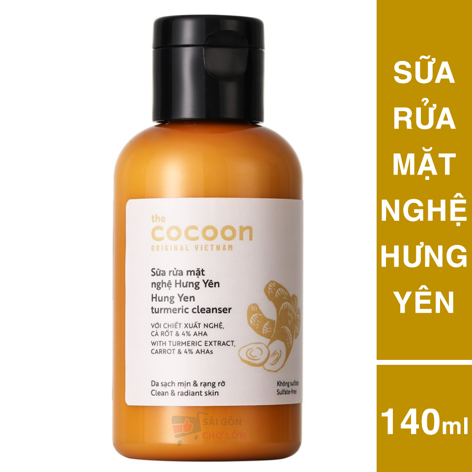 Sữa Rửa Mặt Nghệ Hưng Yên Cocoon 140ml