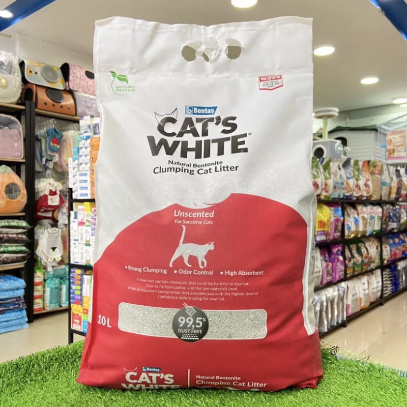 Cat’s White - Cát vệ sinh cao cấp cho mèo không bụi bao 10L
