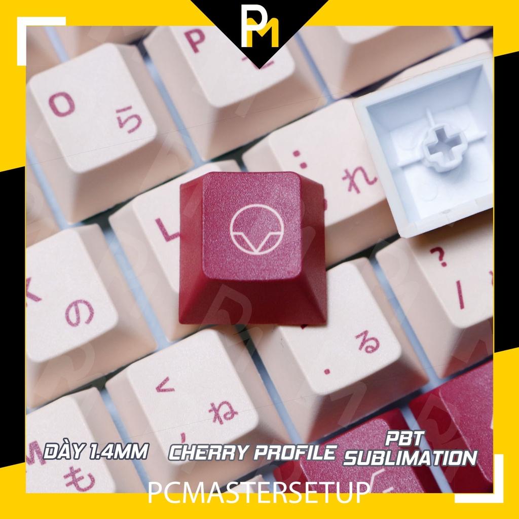 Keycap pbt Darling Song Ngữ Cherry profile in 5 mặt chuyển nhiệt cao cấp 129 phím