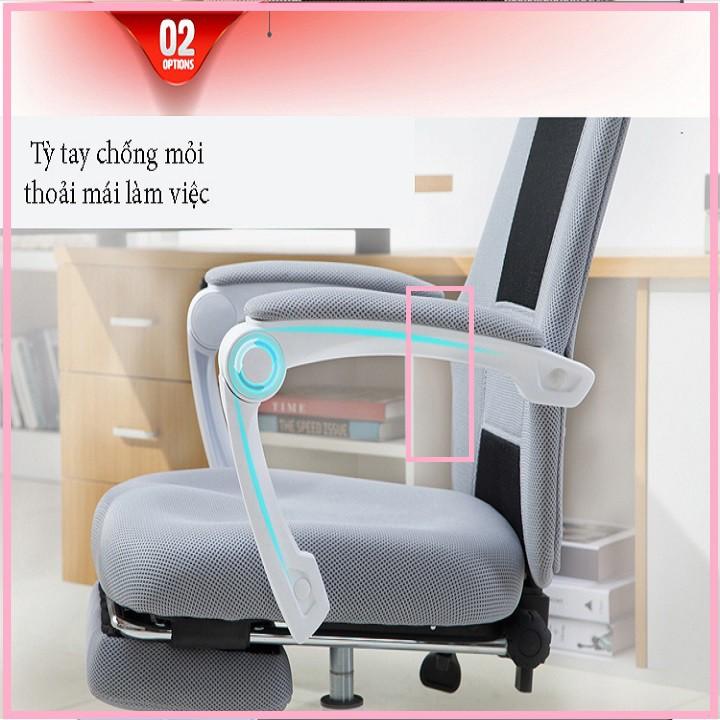 RE0645 Ghế xoay văn phòng ngả lưng duỗi chân - Ghế xoay văn phòng - Ghế văn phòng