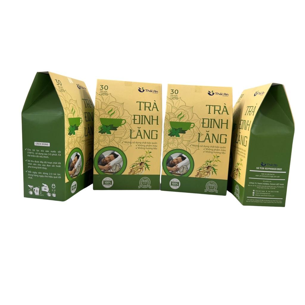 COMBO 3 Trà Đinh Lăng Thái An - Trà Túi Lọc Thảo Mộc Hỗ Trợ Sức Khỏe An Thần Giảm Stress - Thái An Herbs Natural