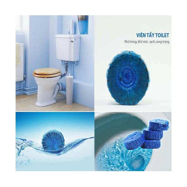 Vỉ 6 viên tẩy và làm thơm toilet Hando