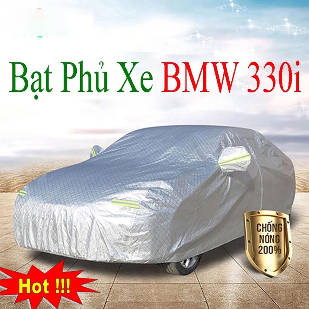 Bạt Phủ Xe Ô Tô BMW 330i - Bạt Phủ Ô Tô 5 Chỗ 3 Lớp Cao Cấp Chống Mưa, Chống Nắng, Chống Cháy Loại 1
