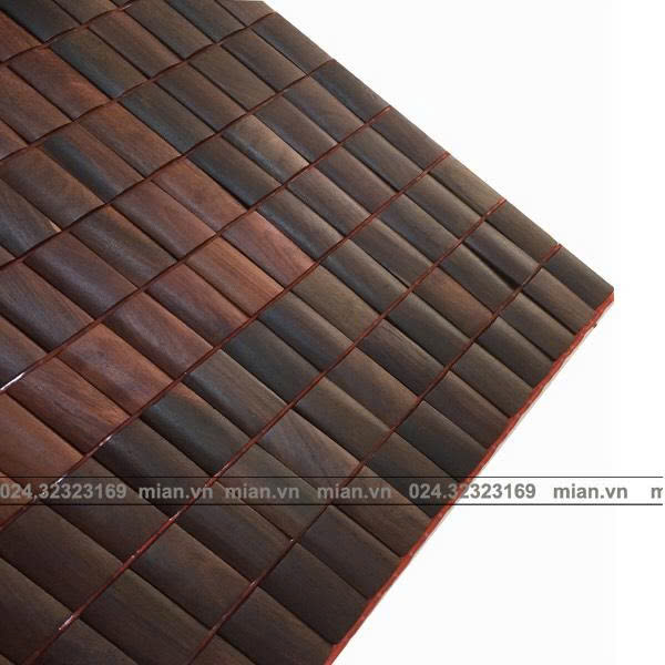 Chiếu Gỗ Trắc Miếng Cao Cấp - Kích Thước 1,8mx2m ( video , hình thật )