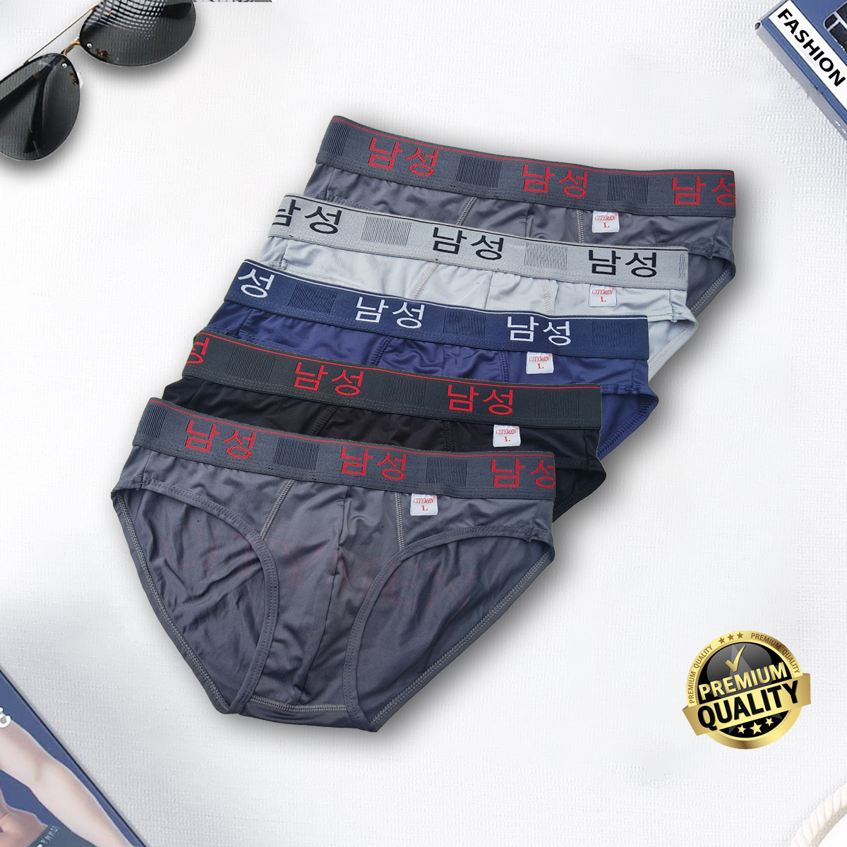Combo 4 Quần Lót Nam hiệu CITYMEN vải thun lạnh 4 chiều lưng Hàn Quốc cao cấp, đồ lót - LMTK-HANAL ( Giao màu ngẫu nhiên )