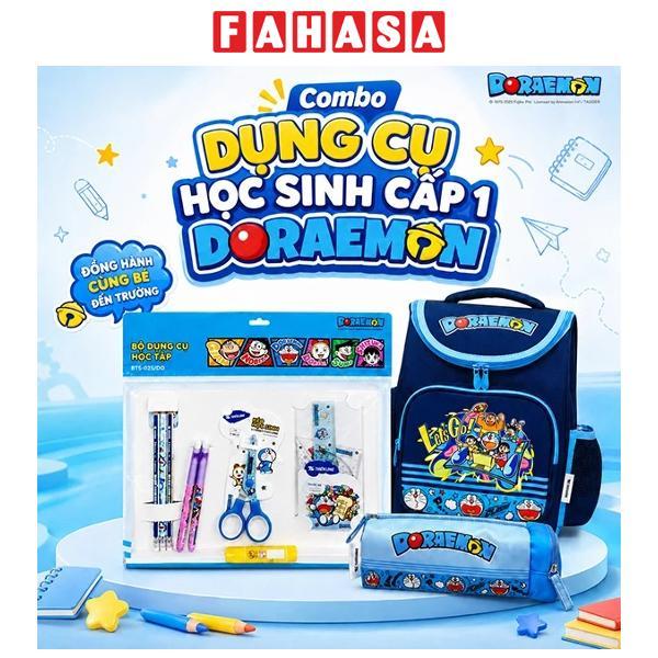 Combo Dụng Cụ Học Sinh Cấp 1 Doraemon