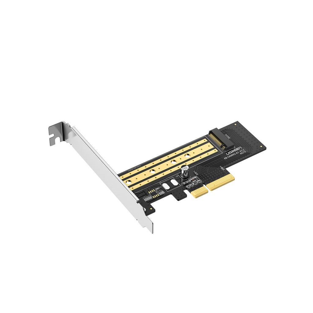 Cạc mở rộng UGREEN PCIE sang M2 NVMe M.2 PCI 32Gbps PCI-E x4/8/16 M&B Key SSD