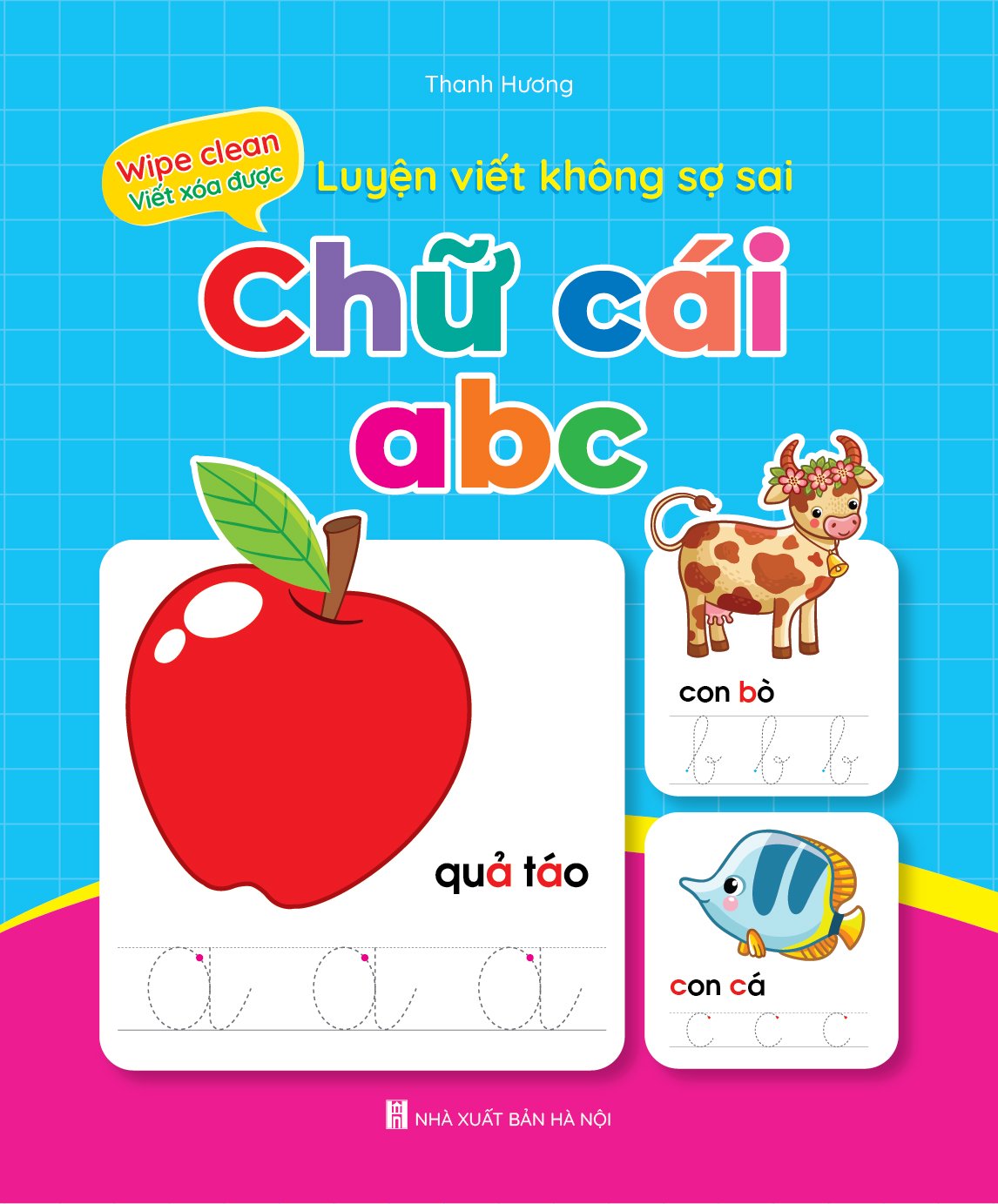 Sách - Bộ Vở Viết Xóa Được Wipe Clean Luyện Viết Không Sợ Sai ( Bộ 5 Cuốn) - Tặng Kèm 2 Bút