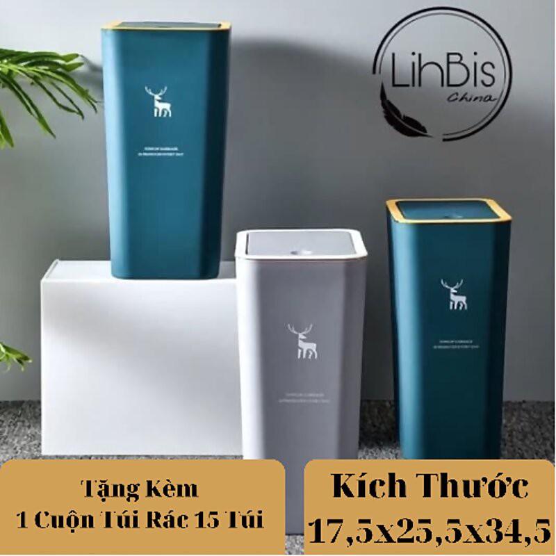 Thùng Rác Nhựa Phong Cách Bắc Âu .Thùng Rác Sang Chảnh, Thùng Rác MIni