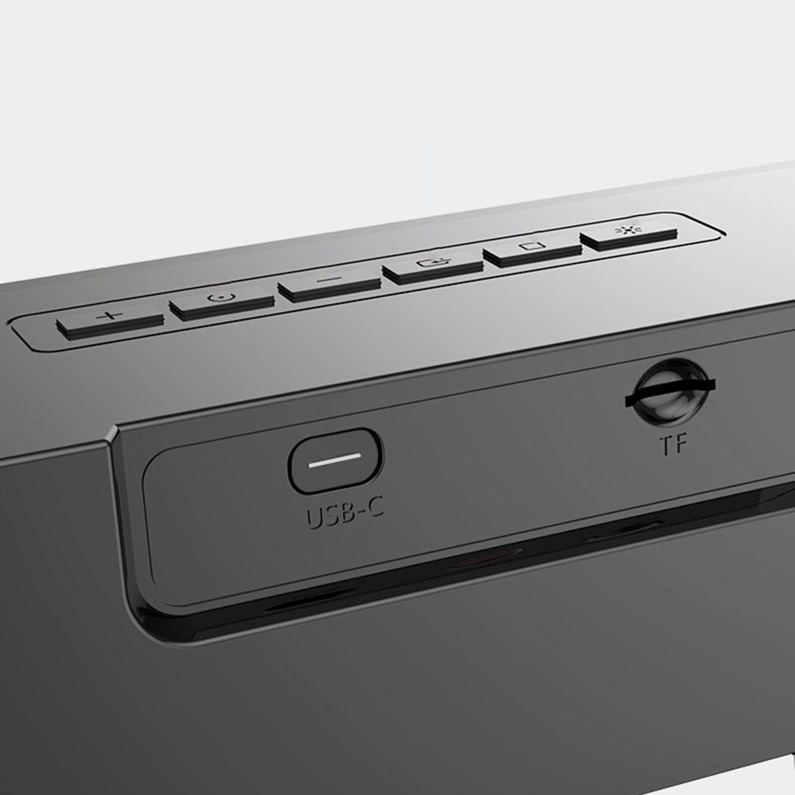 Computer Speaker Bluetooth 5.1 HiFi Sound Bar for Cellphone Tablet Desktop
