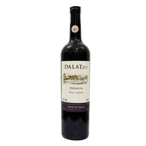Rượu Vang Đỏ Dalatbeco Premium 13.5% - 750ml