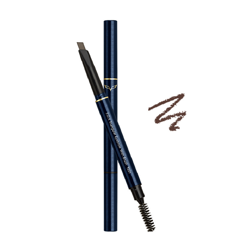 Chì Kẻ Mày FOX  Đầu Tam Giác ( Kèm ngòi ) Triangular Eyebrow With Mascara Brush 0.25g