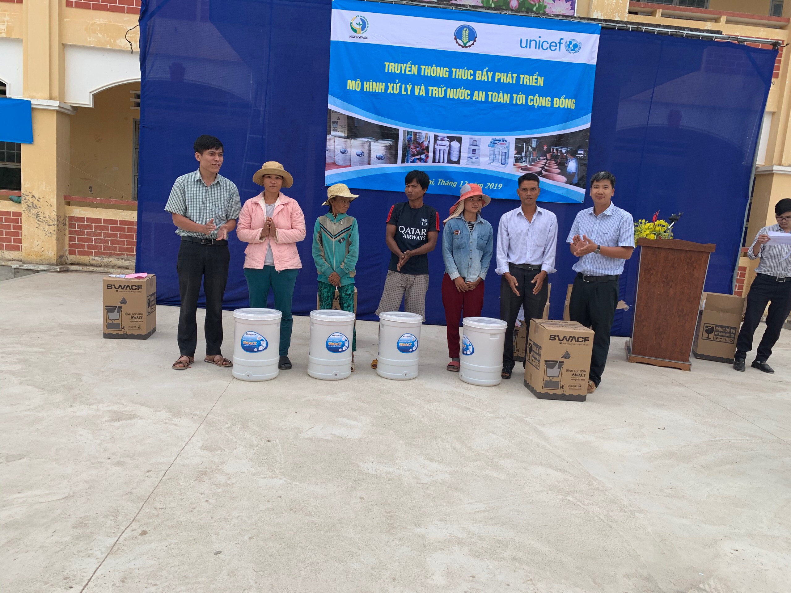 Bình lọc gốm, SWACF 20LCWF - Công nghệ Unicef tài trợ