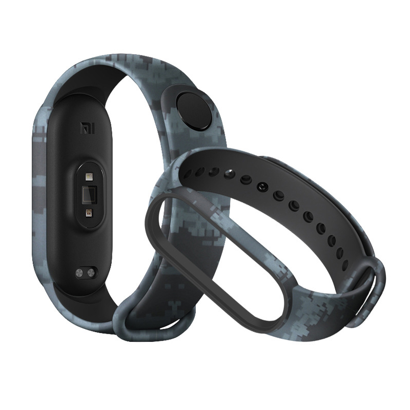 Vòng thay thế cho Xiaomi Miband 3 - 4 - 5 màu lính rằn ri