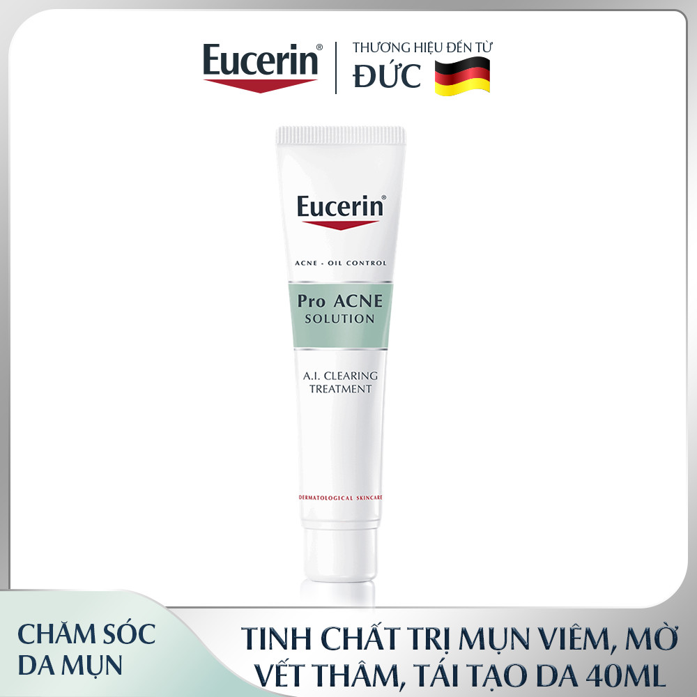 Gel giảm mụn sau 1 tuần Eucerin Pro Acne A.I. Clearing Treatment 40ml