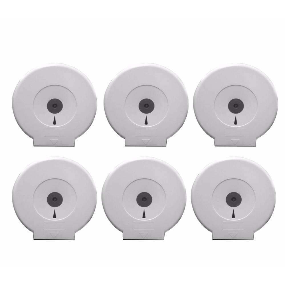 Bộ 6 Hộp đựng giấy vệ sinh gắn tường tiện dụng cỡ lớn 26x26cm TI797 Trắng