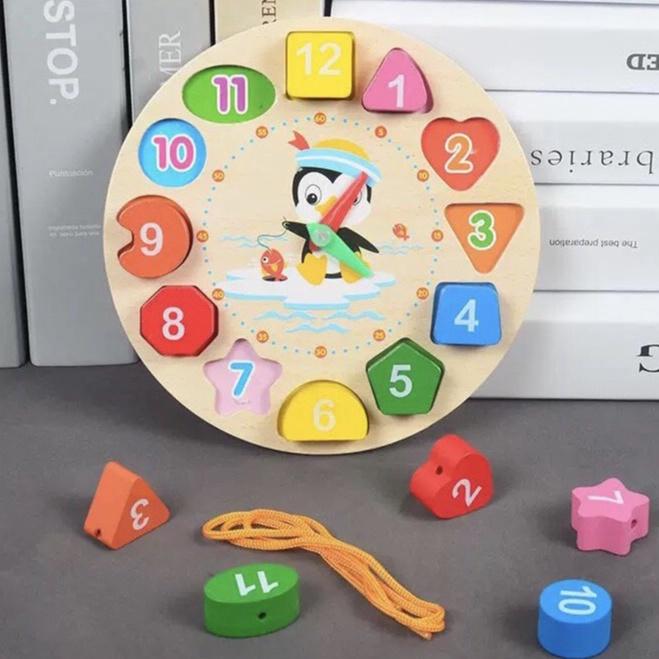 Đồ Chơi Gỗ Thông Minh Phát Triển Trí Tuệ Giúp Trẻ Phân Biệt Màu Sắc, Hình Khối -Đồ Chơi Giáo Dục