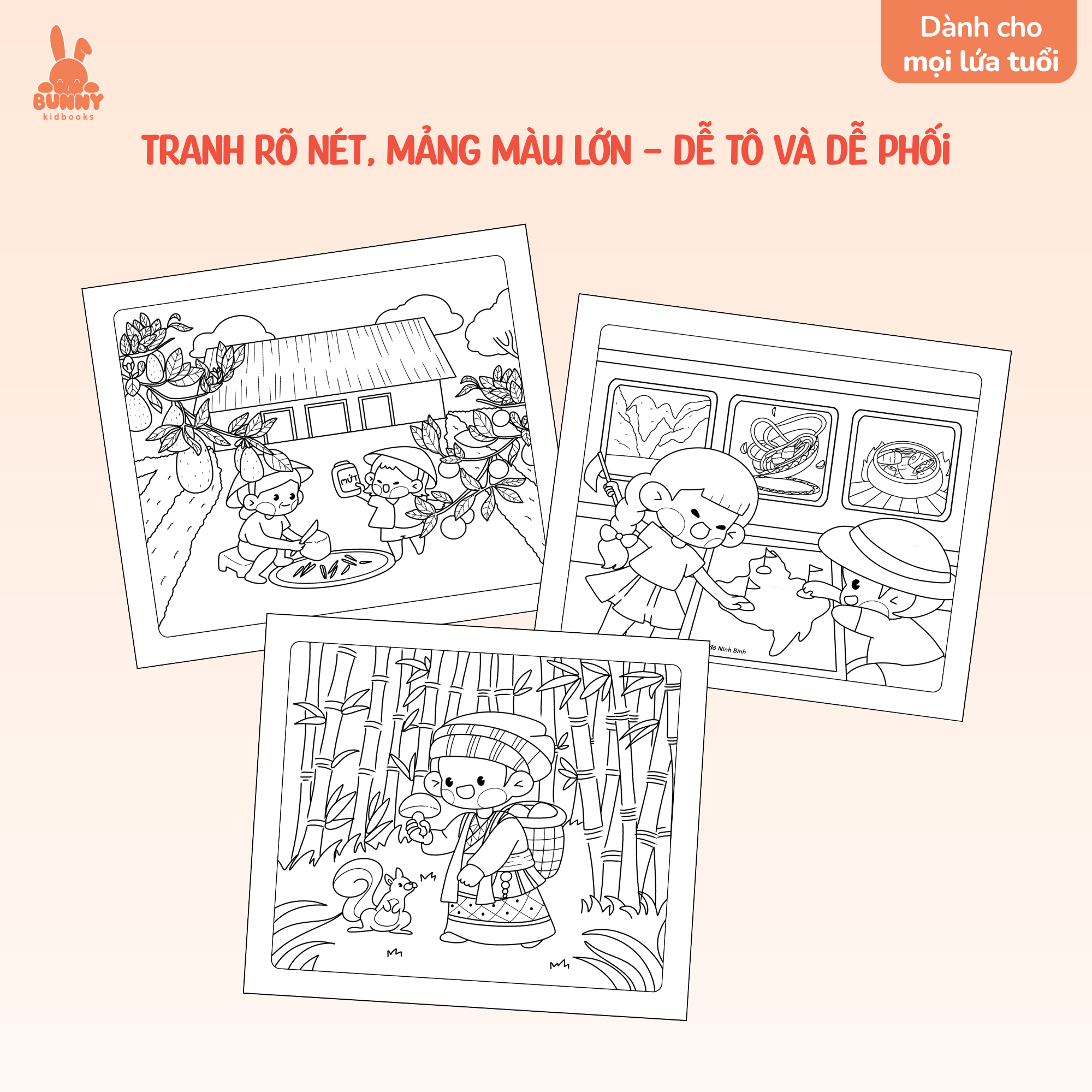 Sách Tô Màu Việt Nam: Em Yêu Tổ Quốc