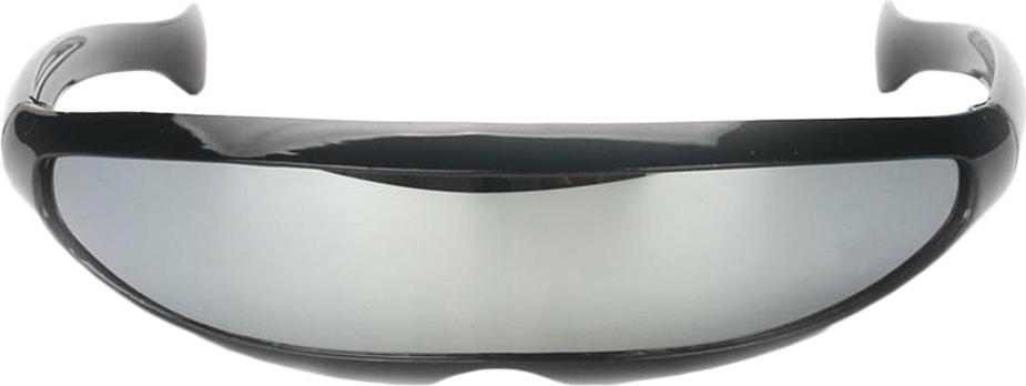 Futuristic Narrow Lens Visor Eyewear Sunglasses