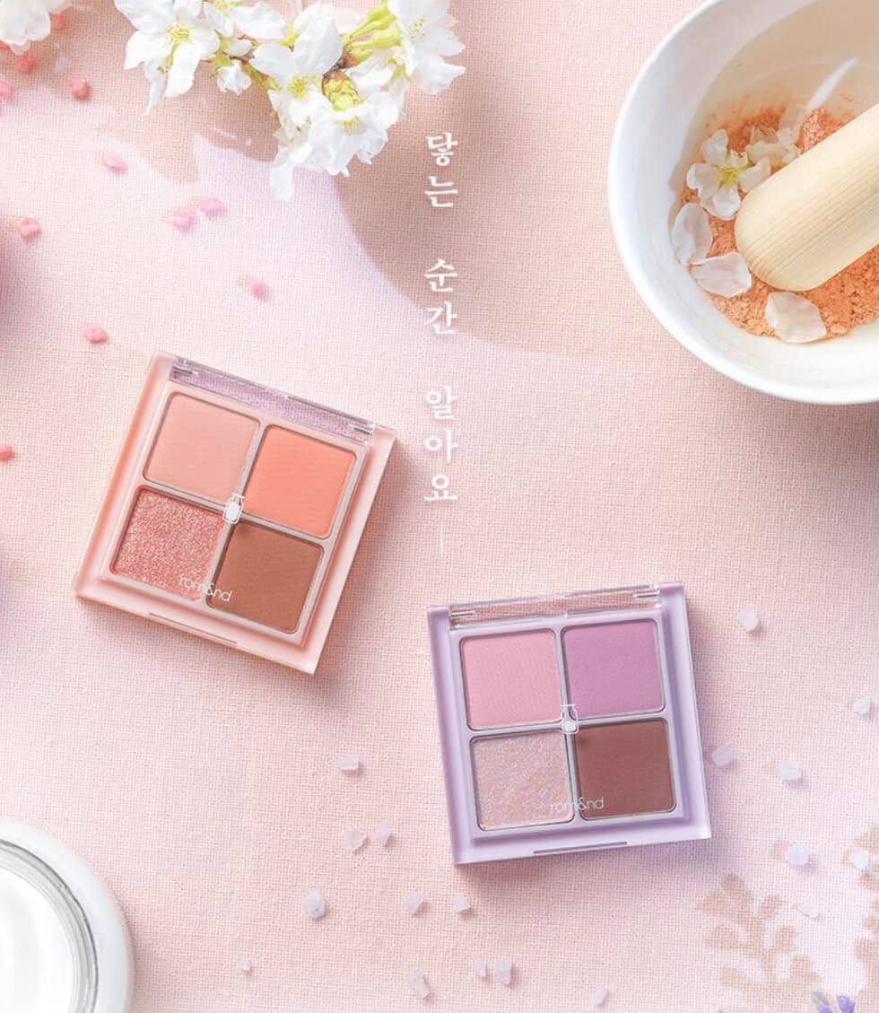 [MILK SERIES ]Bảng Phấn Mắt 4 Ô Xinh Xắn, Ngọt Ngào Romand Better Than Eye Milk Series