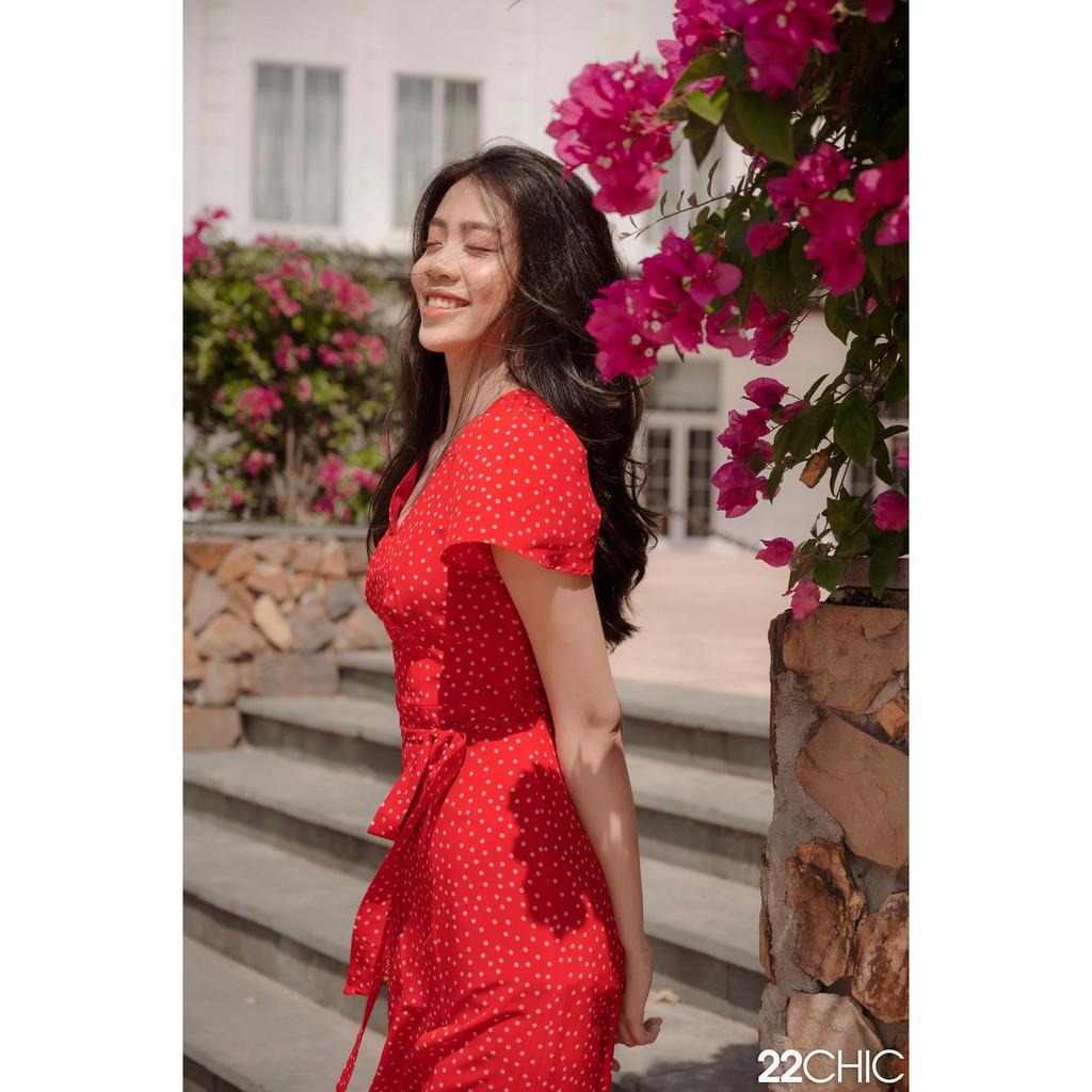 Váy chấm bi nhỏ xẻ tà LaLaLand Dress