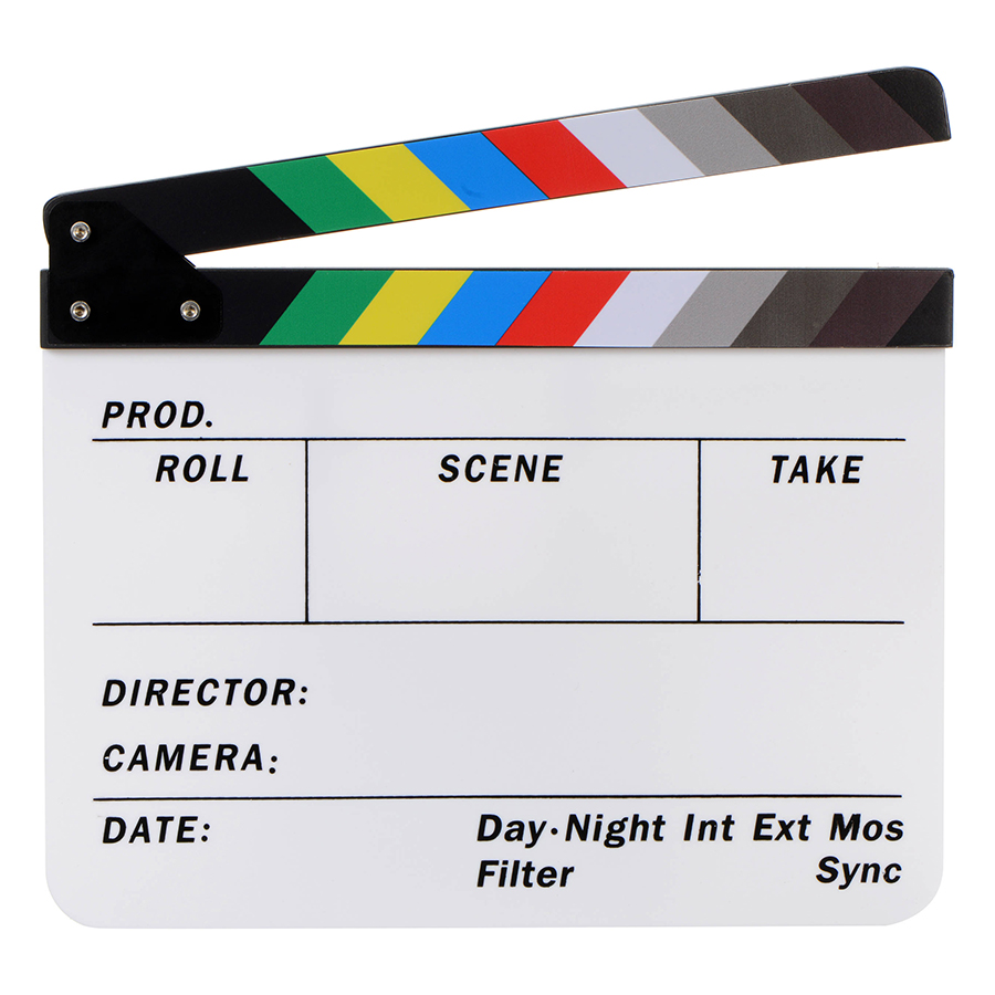 Clapper Board Colorful