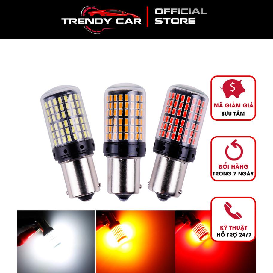 Bóng Đèn LED xi nhan ô tô Siêu Sáng 12v T20 144 mắt led S25 1156 Ba15S P21W Cho Xe Hơi Bay15D Bau15S Py21W T20 / T25