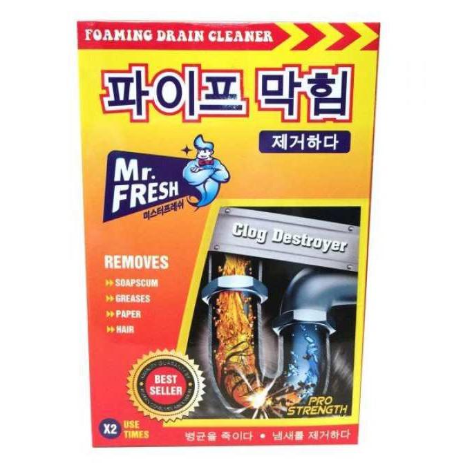Bột thông tắc đường ống tẩy rửa đa năng Hàn Quốc Mr.Fresh 200g