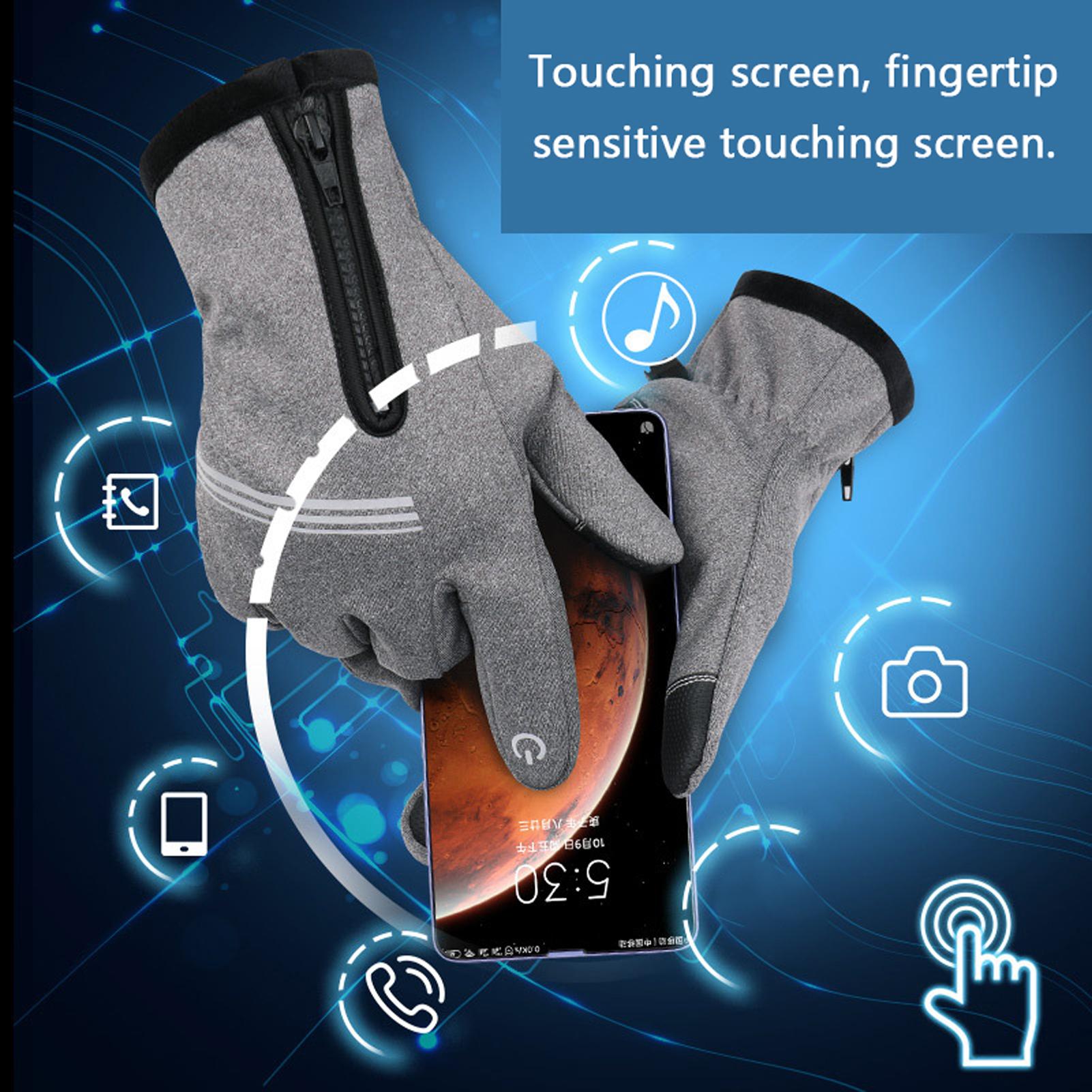 Găng tay đi xe đạp, chống trơn trượt và thoáng khí, có thể lướt màn hình cảm ứng