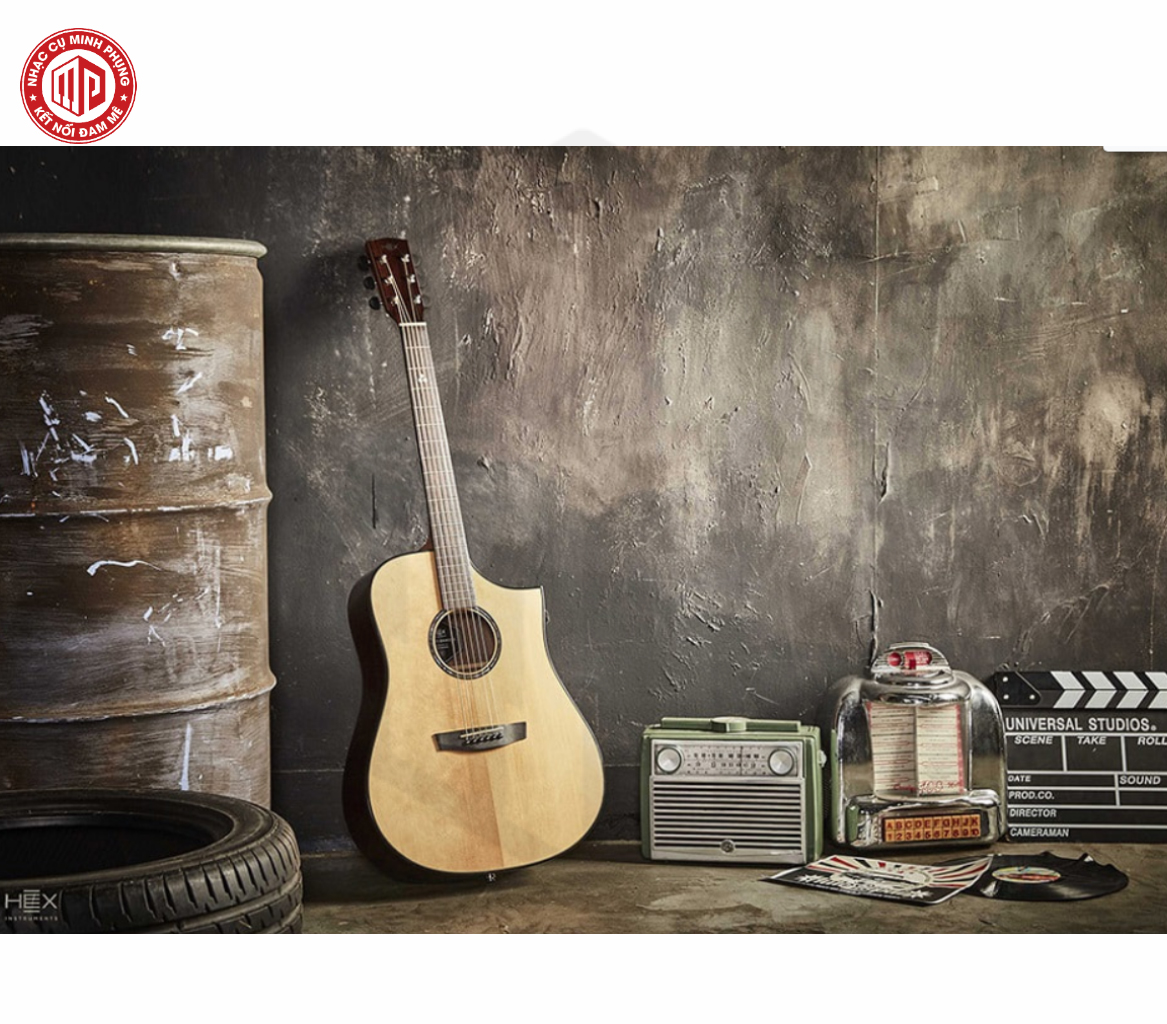 Đàn Guitar Acoustic Hex D450CE - Hàng chính hãng