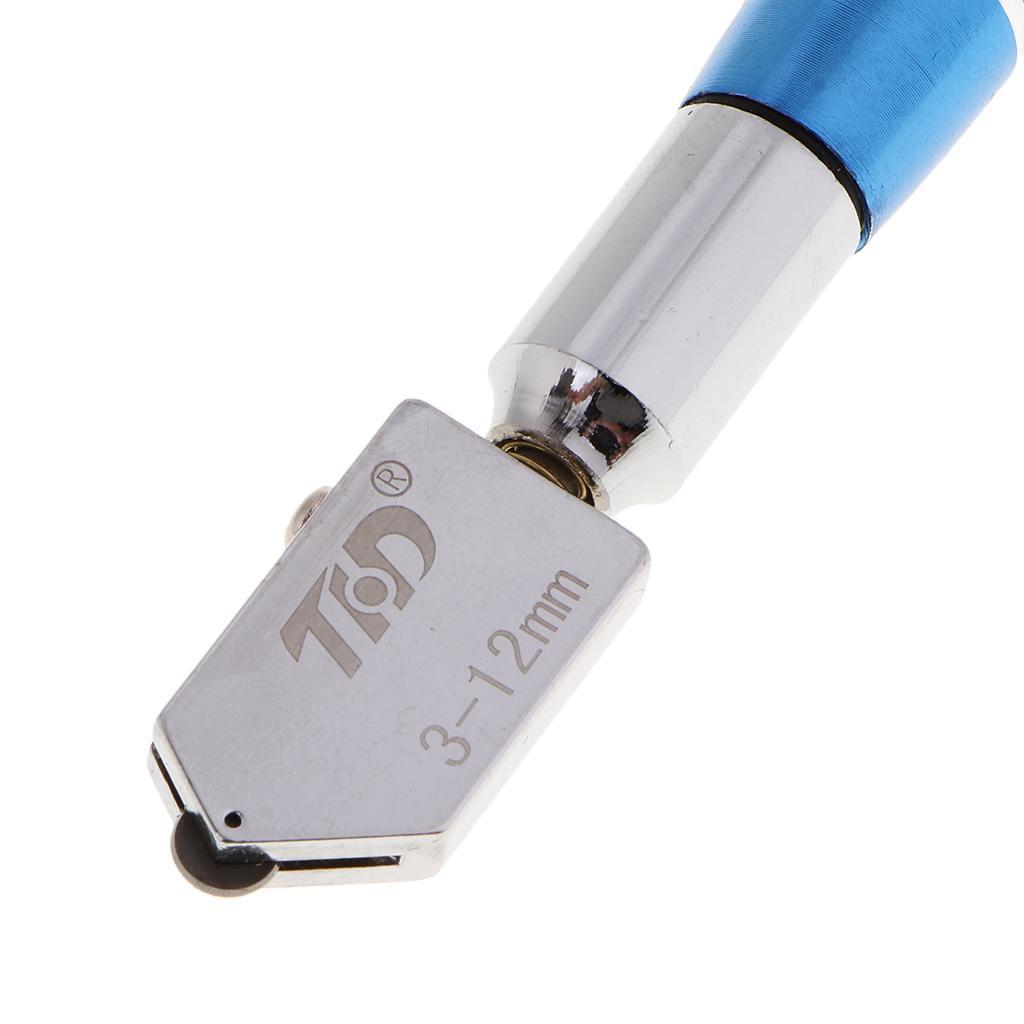 Stainless Steel Tiles Glass Cutter Tool Oil Filled Lubricated Hardened Steel Cutting Wheel Stained Glass Cutting Tool