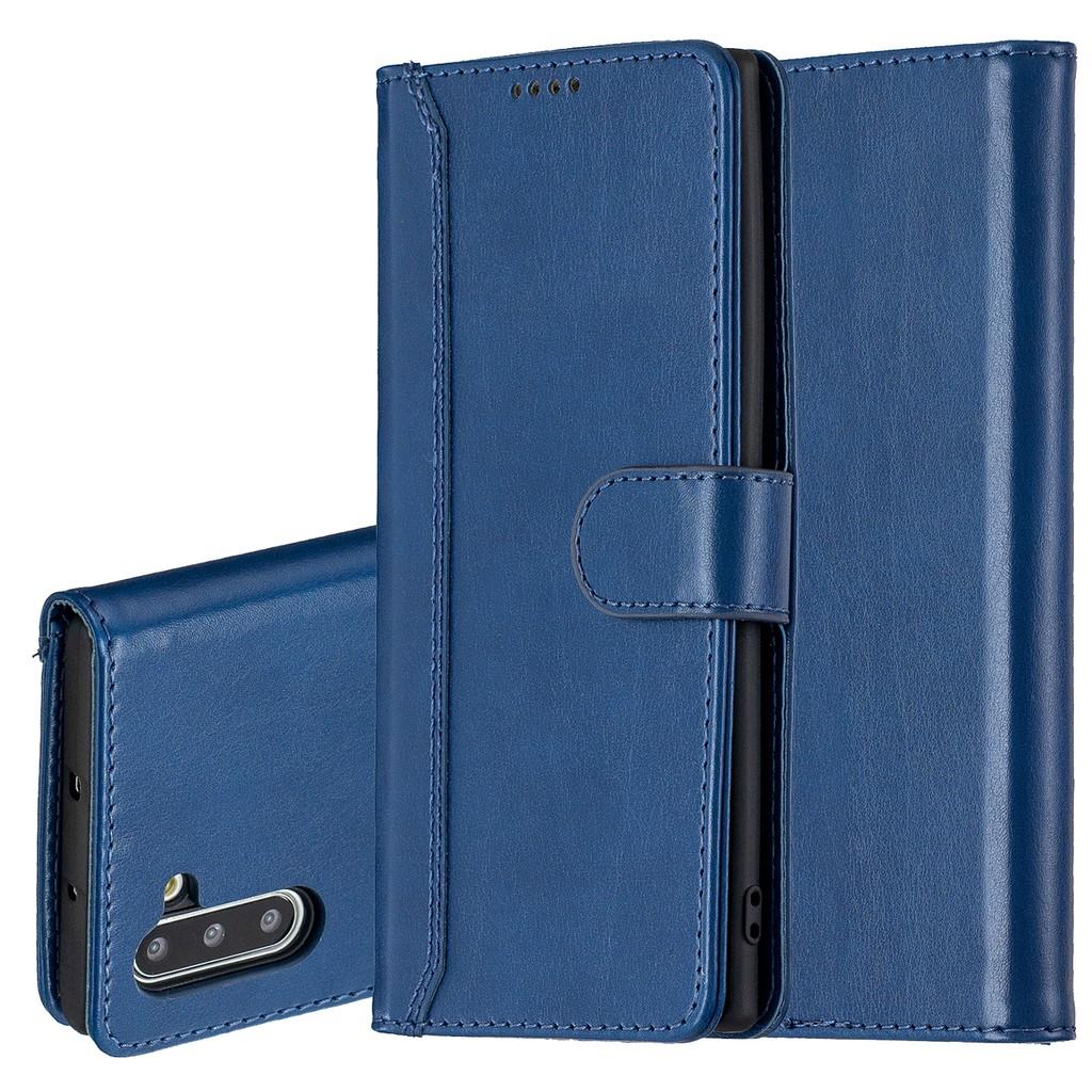 Ốp điện thoại dạng ví da lật có ngăn đựng thẻ mềm cho Samsung Galaxy Note10 Pro Note10+ Note9 S10 S9 Plus S10+ S9+ S10E