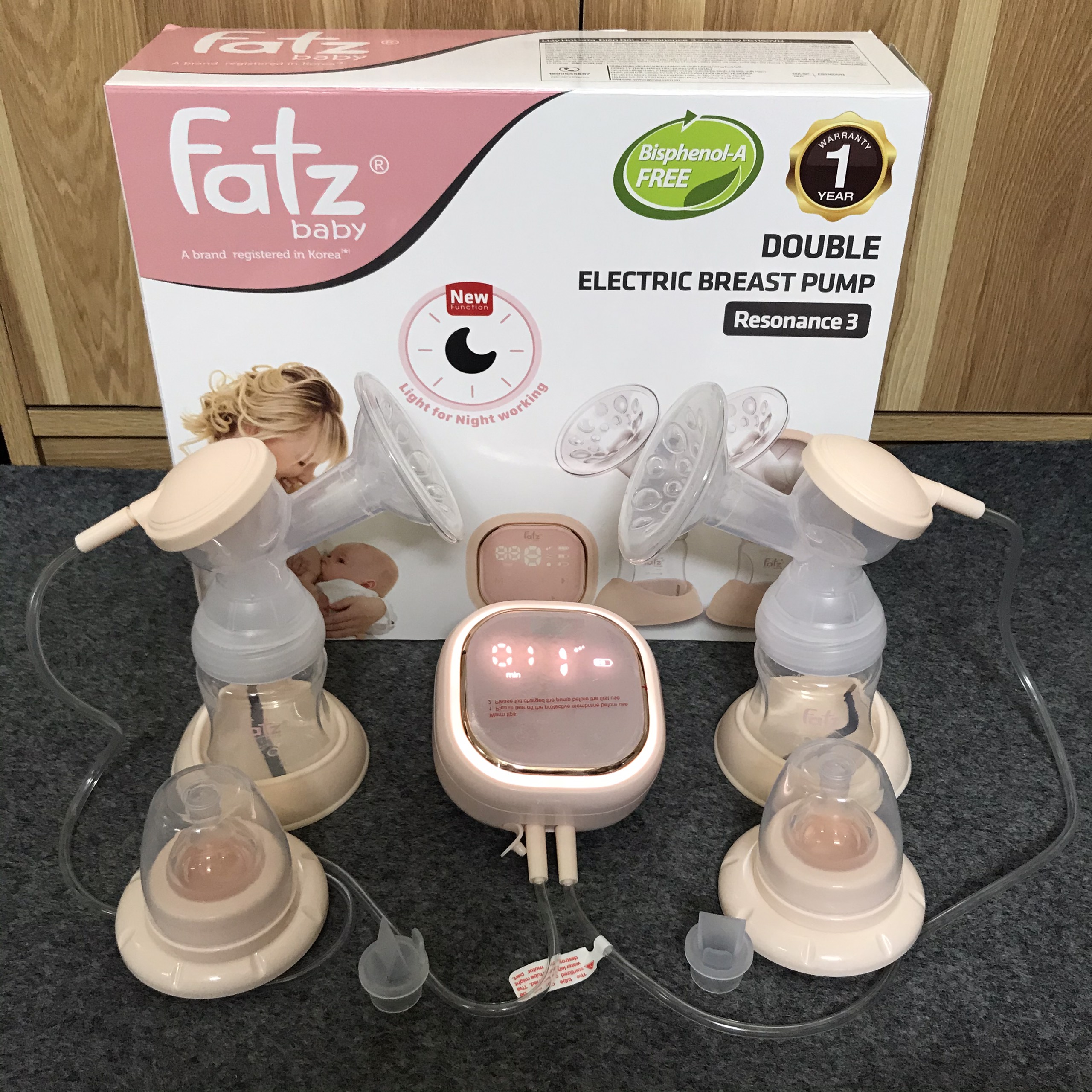 MÁY HÚT SỮA ĐIỆN ĐÔI FATZ  RESONANCE 3 - FB1160VN