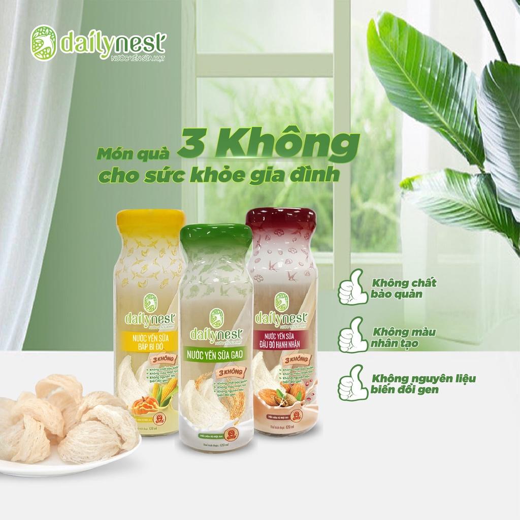 Hộp 6 chai Nước Yến Sữa Gạo Dailynest (6 chai x 120ml)