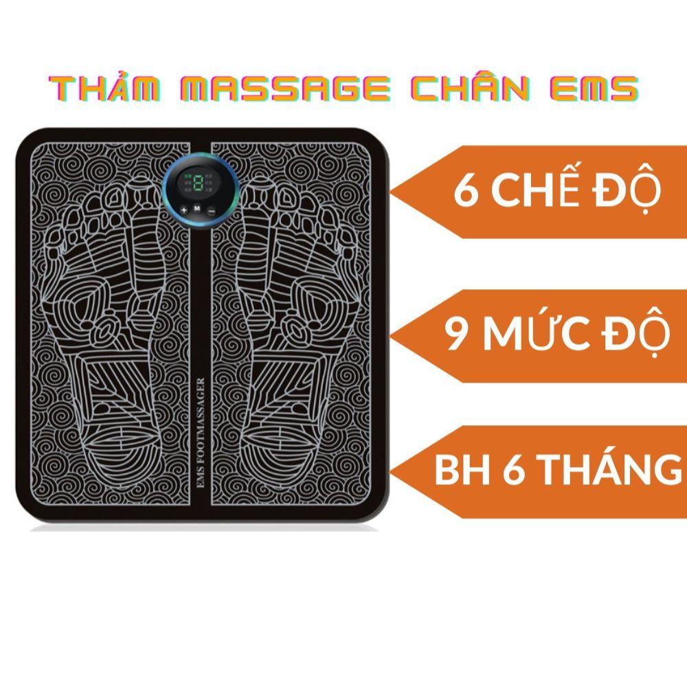 Thảm massage chân EMS, Máy mát xa chân giảm đau mỏi chân, giúp lưu thông khí huyết, chăm sóc sức khỏe