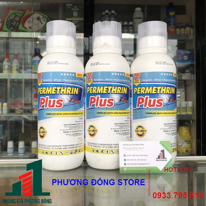 Thuốc diệt muỗi Permethrin Plus 50EC