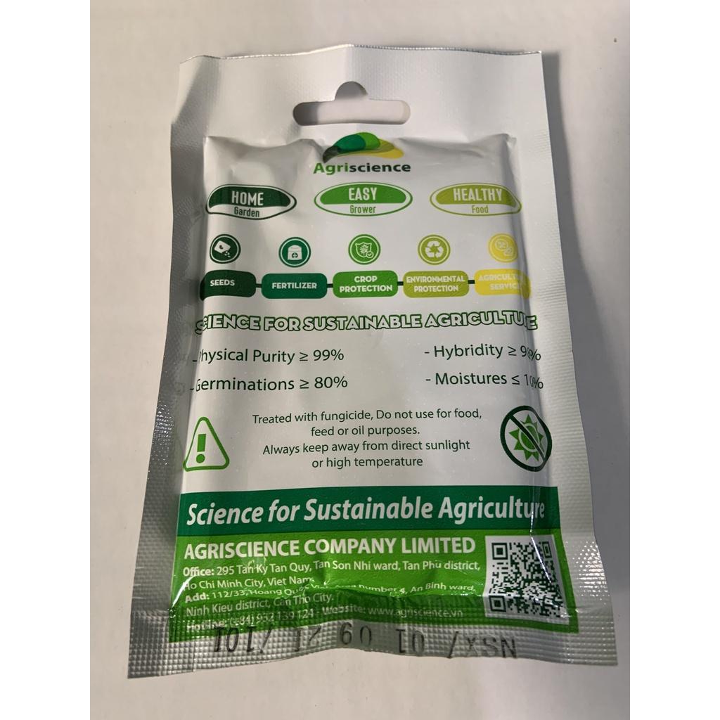 Hạt Giống Dưa Hấu Hắc Mỹ Nhân - Agri RED 909 -