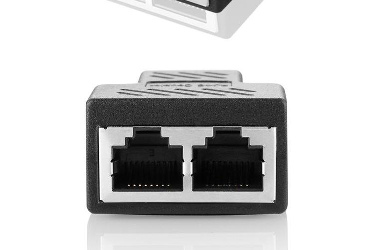 1PCS 2022 MỚI RJ45 1 đến 1/2 mạng LAN Ethernet Mạng bộ bộ chia bộ chia đầu nối đầu nối đầu nối đầu Tee