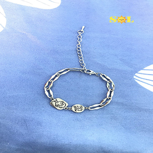Vòng tay nữ dây xích phong cách trẻ trung