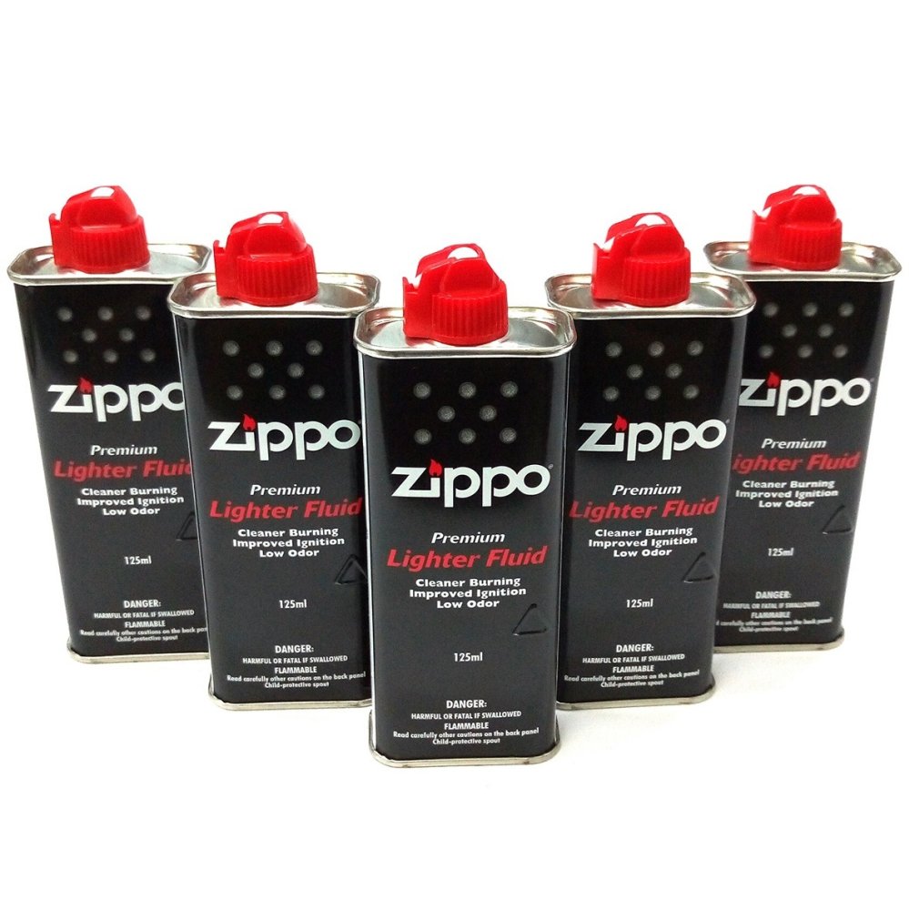 Bình xăng thơm Zippo loại xịn chính hãng 125ml dùng cho hộp quẹt zippo, bật lửa zippo chuyên dụng