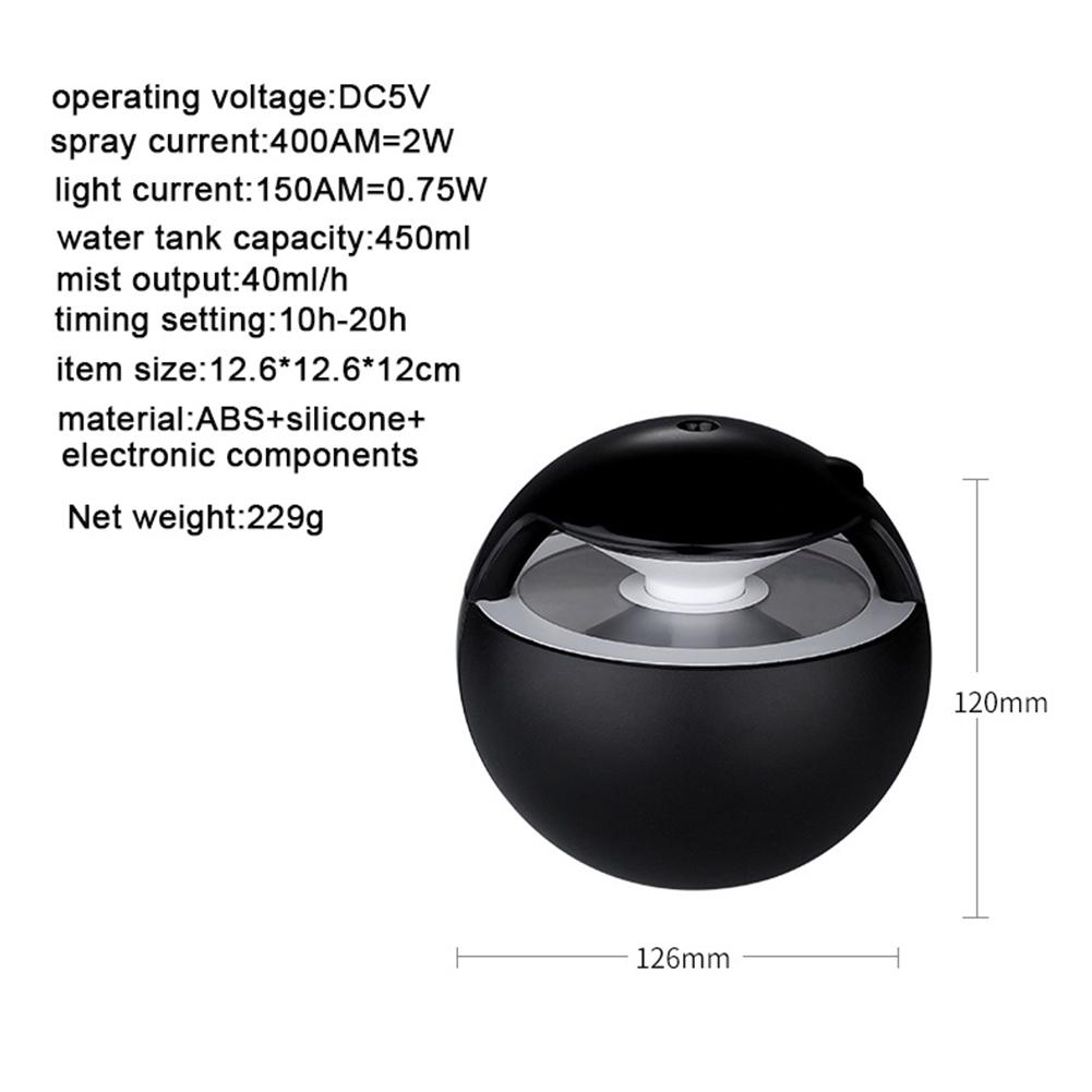 450 Ml Bóng Máy Phun Sương Tạo Độ Ẩm Hương Thơm Đèn Tinh Dầu Siêu Âm Điện Máy Khuếch Tán Tinh Dầu Mini USB Máy Tạo Độ Ẩm Không Khí Phun Sương Tạo Ẩm Hình Ếch Con