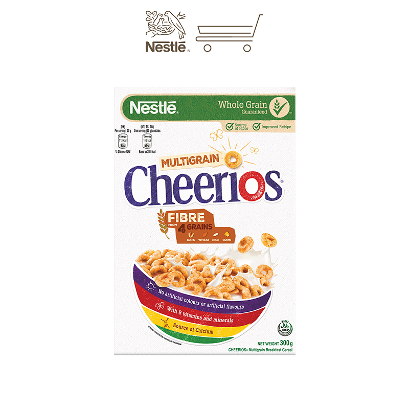 [Quà tặng tháng 12 -  Mua 1 tặng 1 Gift] Ngũ cốc ăn sáng CHEERIOS (Hộp 300g)