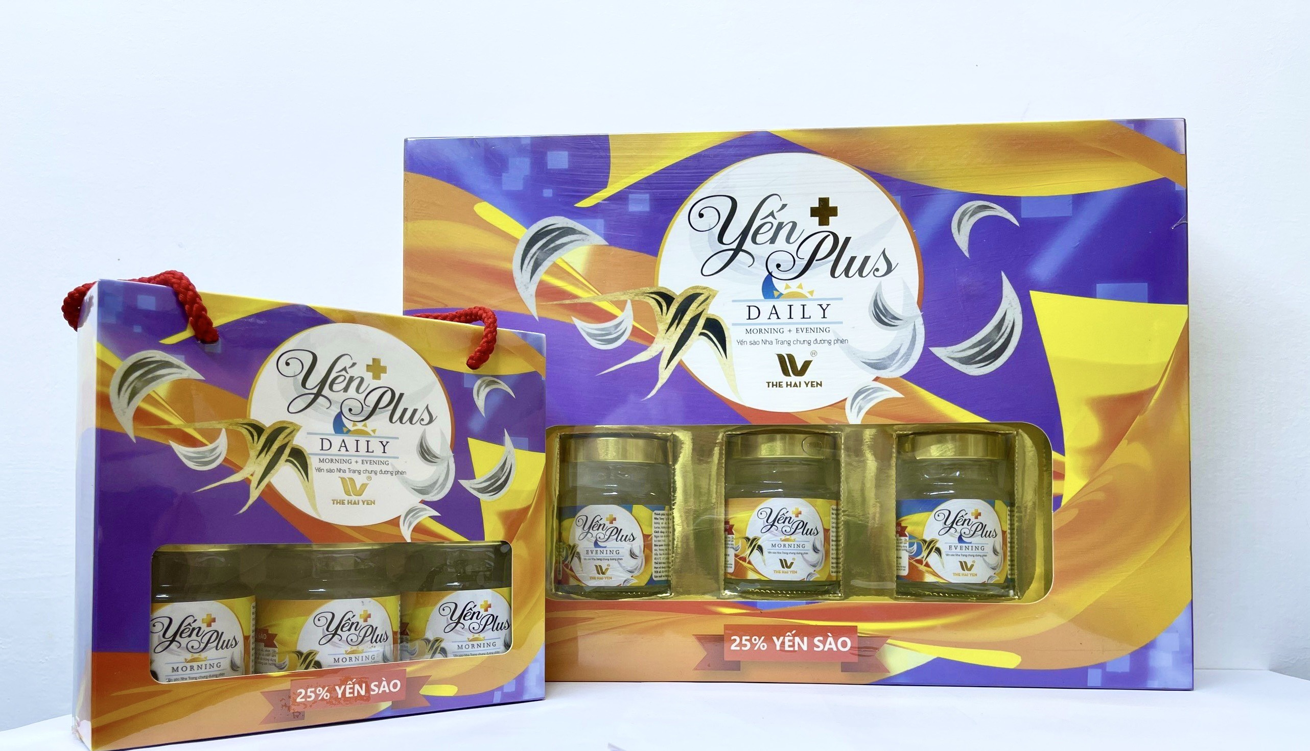Yến hũ dinh dưỡng hàng ngày – Yến Plus Daily 25% Hộp quà tặng 6 hũ