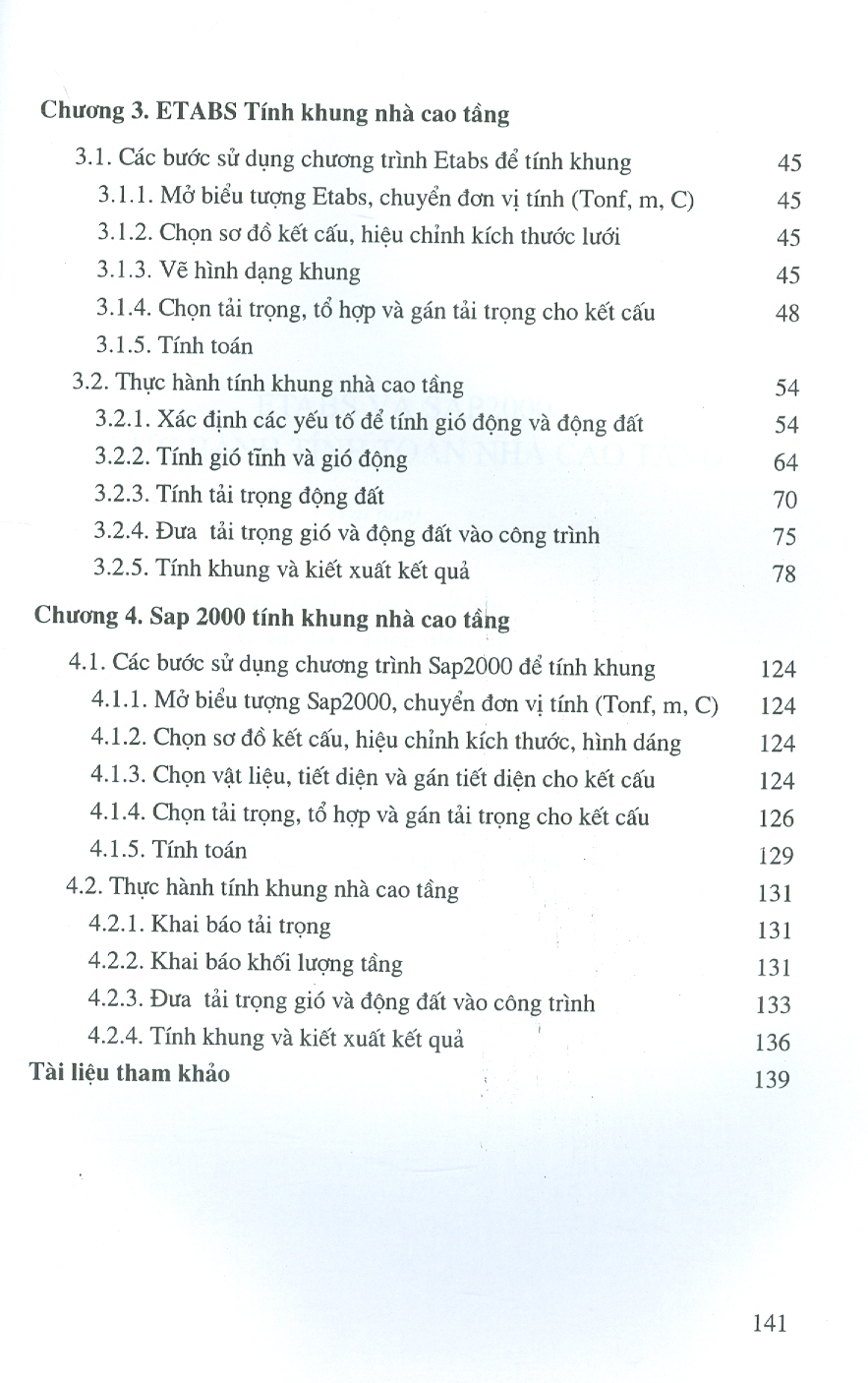 ETABS và SAP 2000 Thực Hành Tính Toán Nhà Cao Tầng